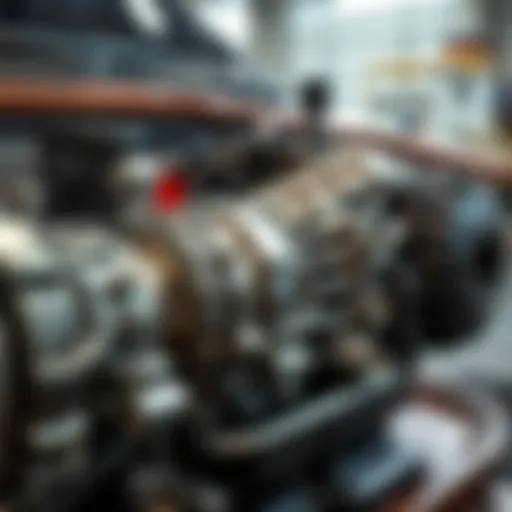 Detailed view of the 2010 Chevrolet Suburban transmission