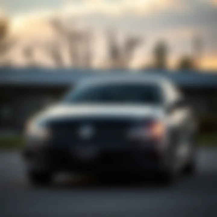 Elegant exterior view of the 2016 Volkswagen Jetta Black highlighting its sleek lines