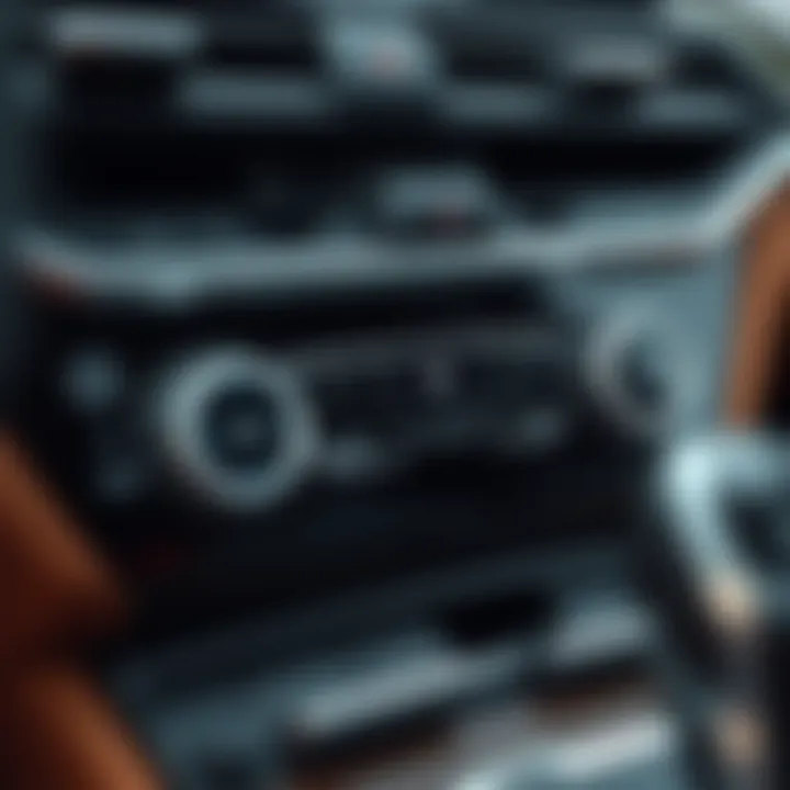 Controls of the 2019 BMW X3 Sound System Close-up view of the BMW X3 sound system controls