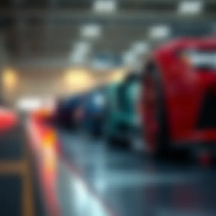 Performance Metrics Comparison A performance comparison chart for various car models