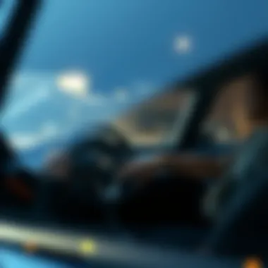 Interior cockpit of the 2019 Toyota Corolla LE CVT featuring advanced technology