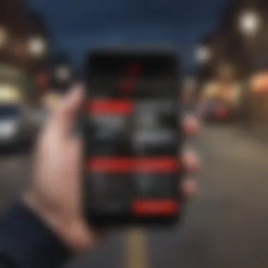 User interface of the AARP Road Service app displaying assistance options