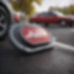 AARP Road Service logo on a roadside assistance vehicle