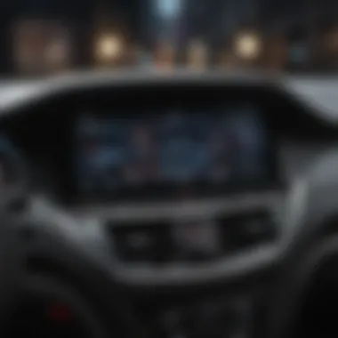Acura MDX Technology Features Advanced technology dashboard of Acura MDX with digital displays