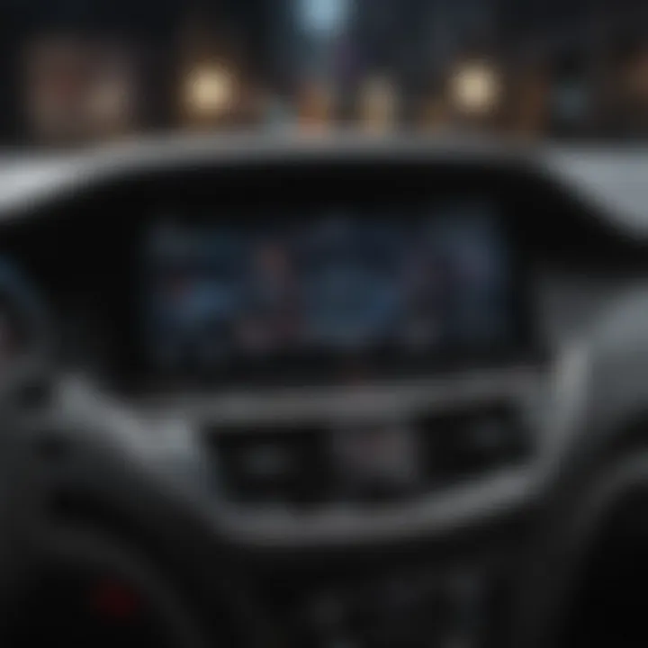 Acura MDX Technology Features Advanced technology dashboard of Acura MDX with digital displays