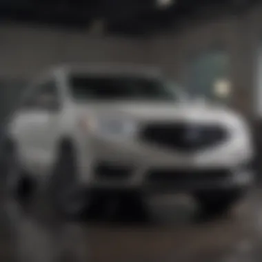 Acura MDX Luxury Interior Elegant interior of Acura MDX highlighting its luxury features