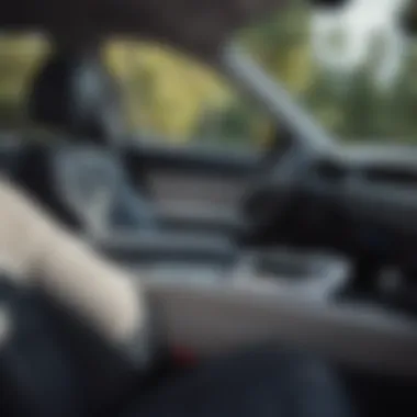 Interior features showcasing comfort and technology