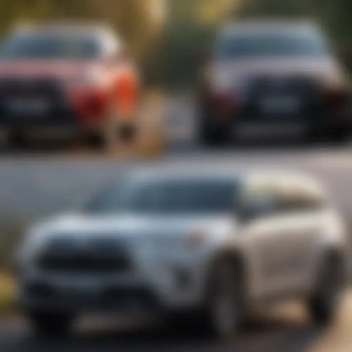 Infographic comparing the Highlander Hybrid to competitors