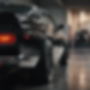 Shiny black car after using Chemical Guys Black Car Soap