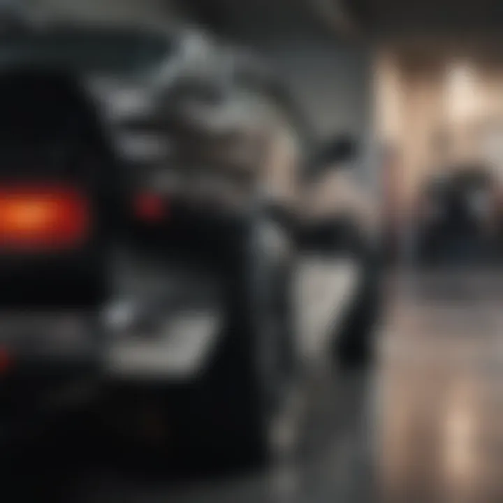 Shiny black car after using Chemical Guys Black Car Soap