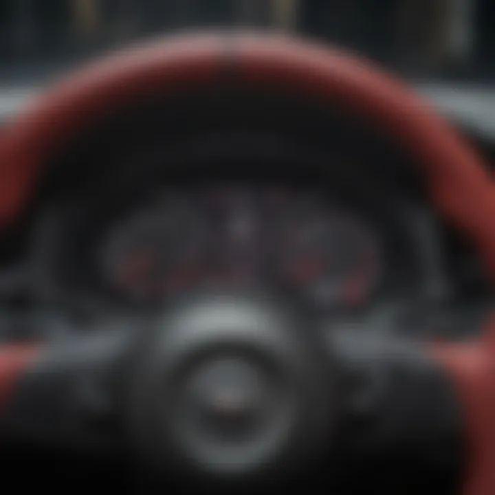 Dashboard view of tuned Alfa Romeo Stelvio emphasizing performance metrics