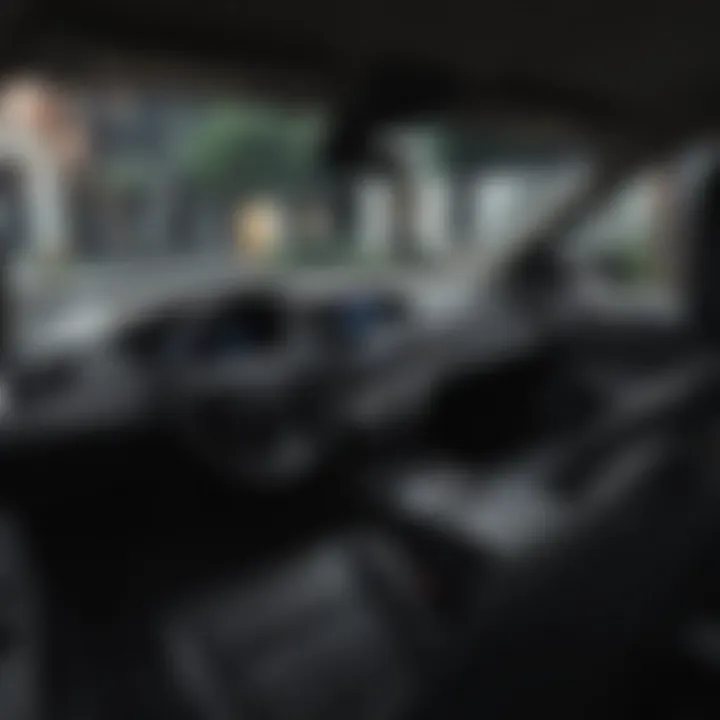 Interior view showcasing the advanced technology of the Honda Odyssey