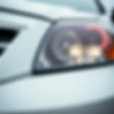 A close-up view of a well-maintained used minivan