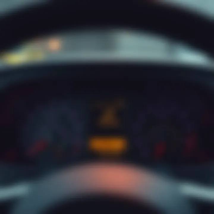 A detailed dashboard displaying mileage and condition of a minivan