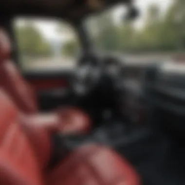 Interior Comfort and Technology in the 2017 Red Jeep Wrangler Interior layout highlighting comfort and tech features of the Jeep Wrangler