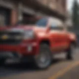 Chevy Silverado 2016 showcasing sleek design