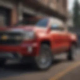 Chevy Silverado 2016 showcasing sleek design