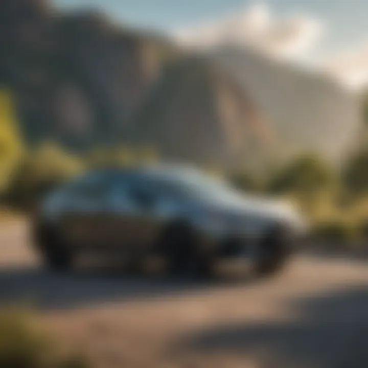 2020 Toyota Corolla SE parked in a scenic location highlighting its design