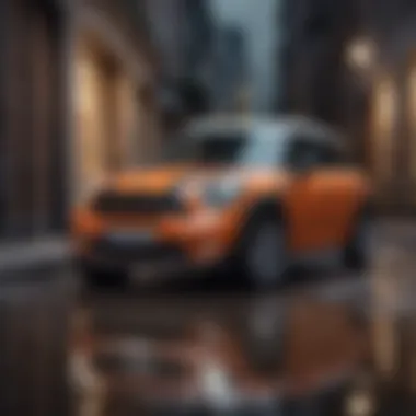 Mini Cooper Countryman S in Urban Environment Mini Cooper Countryman S parked in an urban setting highlighting its compact design