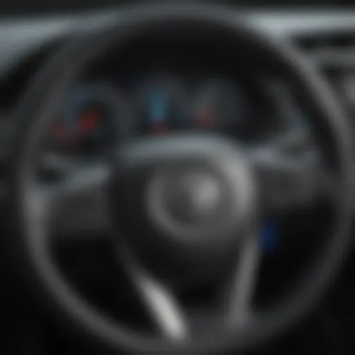 Detailed view of a 2010 Toyota Corolla dashboard highlighting its features