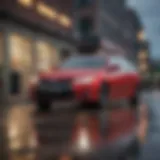 A pristine 2012 Toyota Camry parked in an urban setting