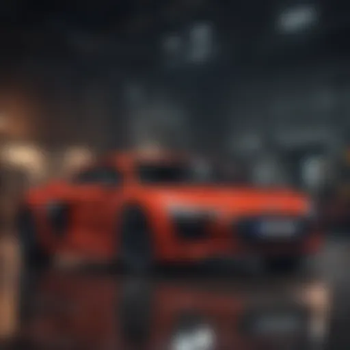 Audi vehicle showcasing rebuilt title status