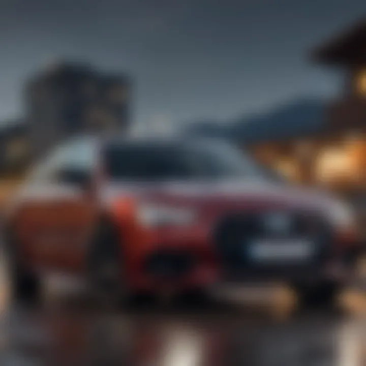 Graph illustrating market trends and consumer preferences for all-wheel drive sedans