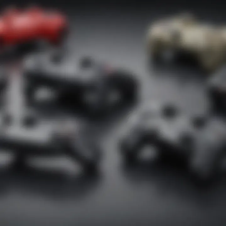 Comparison chart displaying various affordable PC controllers and their features