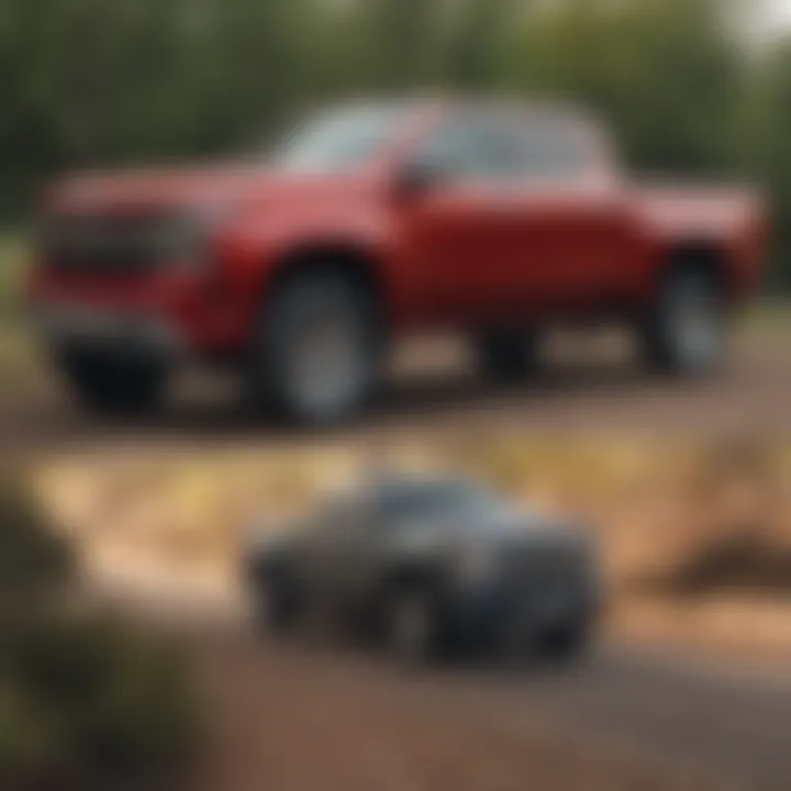 Comparison of different Chevy truck models emphasizing gas mileage