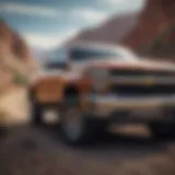 Overview of a modern Chevy truck showcasing fuel efficiency
