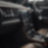 Sleek interior of a modern AWD SUV showcasing advanced technology.