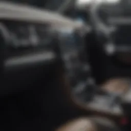 Sleek interior of a modern AWD SUV showcasing advanced technology.