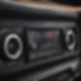 High-quality single din car stereo display