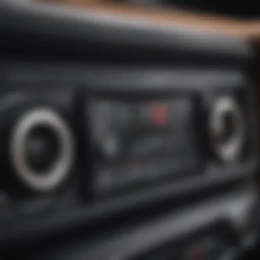 High-quality single din car stereo display