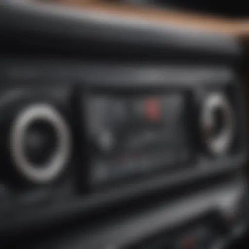 High-quality single din car stereo display