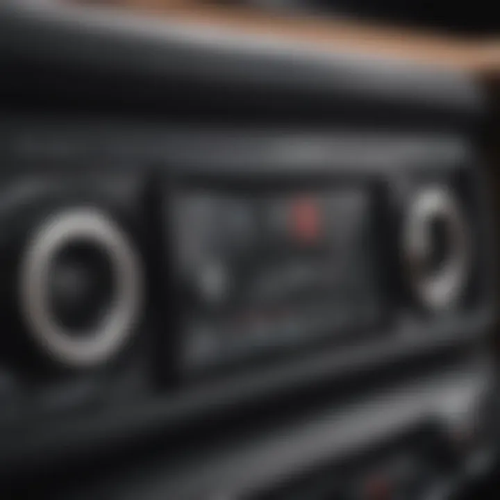 High-quality single din car stereo display
