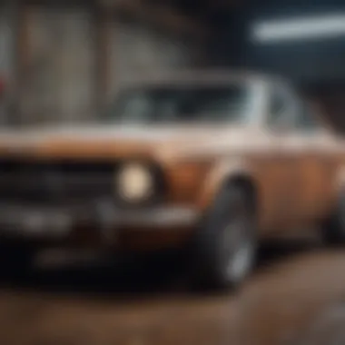 Comparison of Rust Treatment Outcome Before and after rust treatment on vehicle