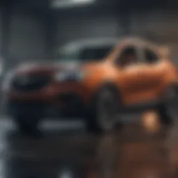 Buick Encore showcasing advanced safety technology features