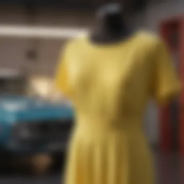 Vibrant Color Choices Color variations of the butter soft scrub dress on display