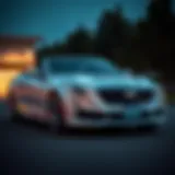 Cadillac CT4 Convertible exterior view showcasing sleek lines