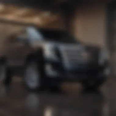 Interior of Cadillac Escalade Texas Edition highlighting advanced technology features
