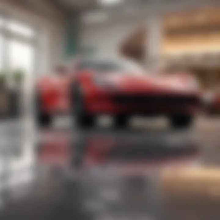 Digital payment screens for auto finance