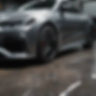 Polished Car Surface Polished car surface ready for ceramic coating application