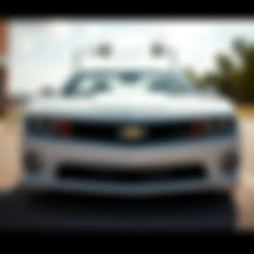 Chevy Camaro 2SS Convertible in striking exterior view
