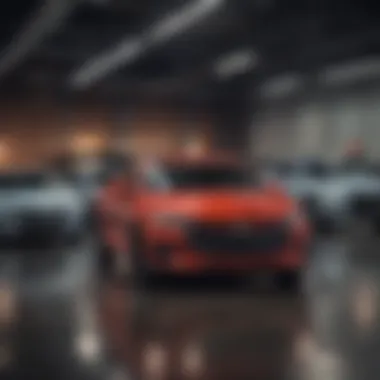 A lineup of popular Chevy models on display