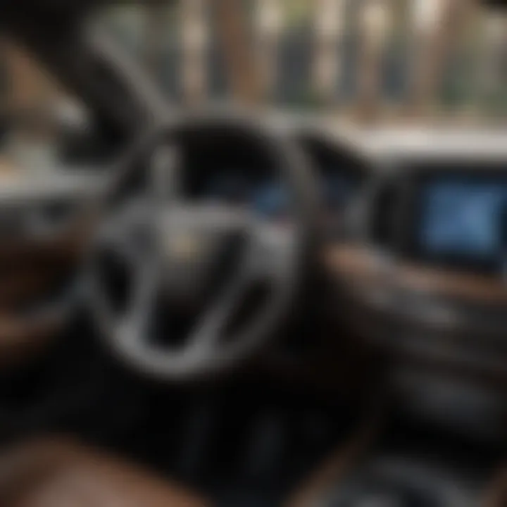 Interior view of a Chevy SUV highlighting advanced technology