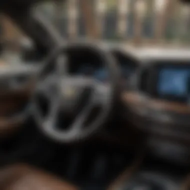 Advanced Technology in Chevy SUVs Interior view of a Chevy SUV highlighting advanced technology