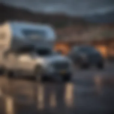 Chevy Vehicle Towing a Recreational Vehicle