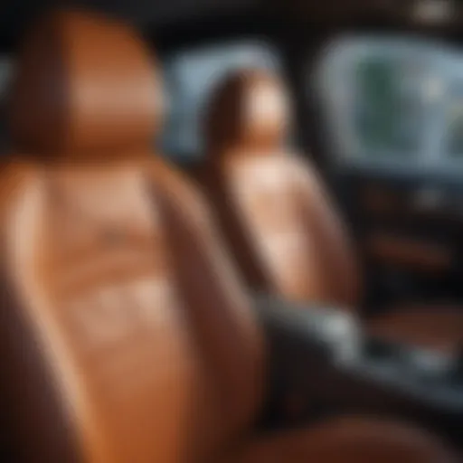 Luxurious leather seat cover designs for Nissan Rogue 2017