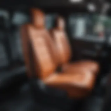 Installation Guide for Rear-Facing Car Seats Diagram illustrating the installation process of rear-facing car seats in an SUV